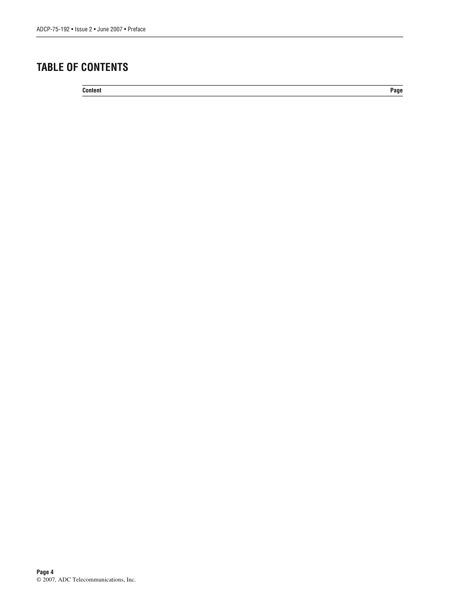 ADC 75-192 User Manual | Page 6 / 74