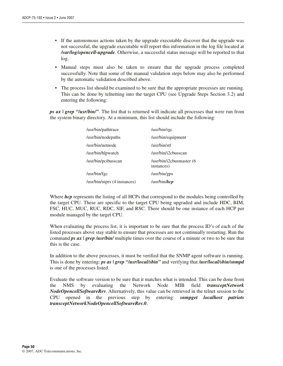 ADC 75-192 User Manual | Page 62 / 74