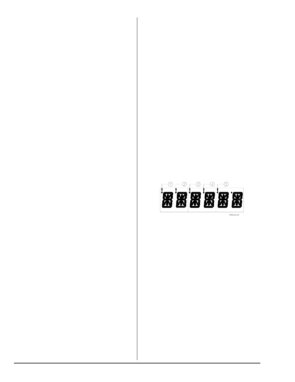 L.e.d. display indicators | ADC ML-190 User Manual | Page 22 / 28