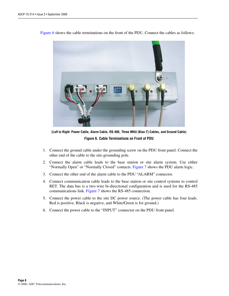 ADC ClearGain Dual Inline Tower Mounted Amplifier System User Manual | Page 14 / 28