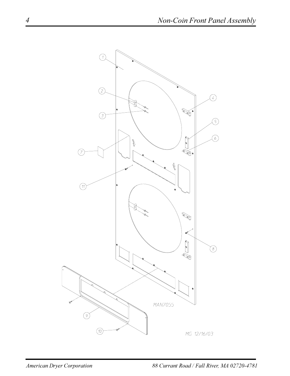 Right coin computer panel type ii | ADC AD-360X2 User Manual | Page 6 / 38