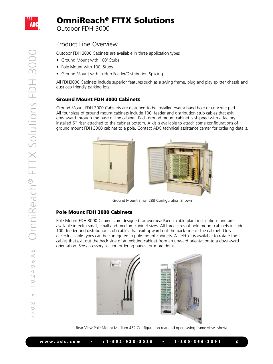 Omnireach, Fttx solutions fdh 3000, Fttx solutions | ADC OmniReach FDH 3000 User Manual | Page 6 / 20