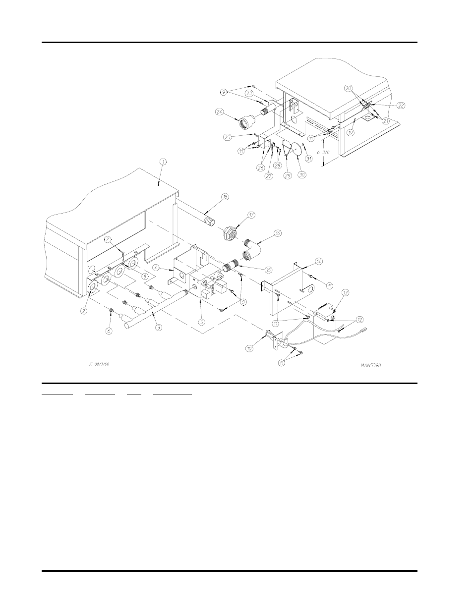 Direct spark ignition (dsi) burner assembly , 27, Direct spark ignition (dsi) burner assembly | ADC AD-758DV User Manual | Page 28 / 44