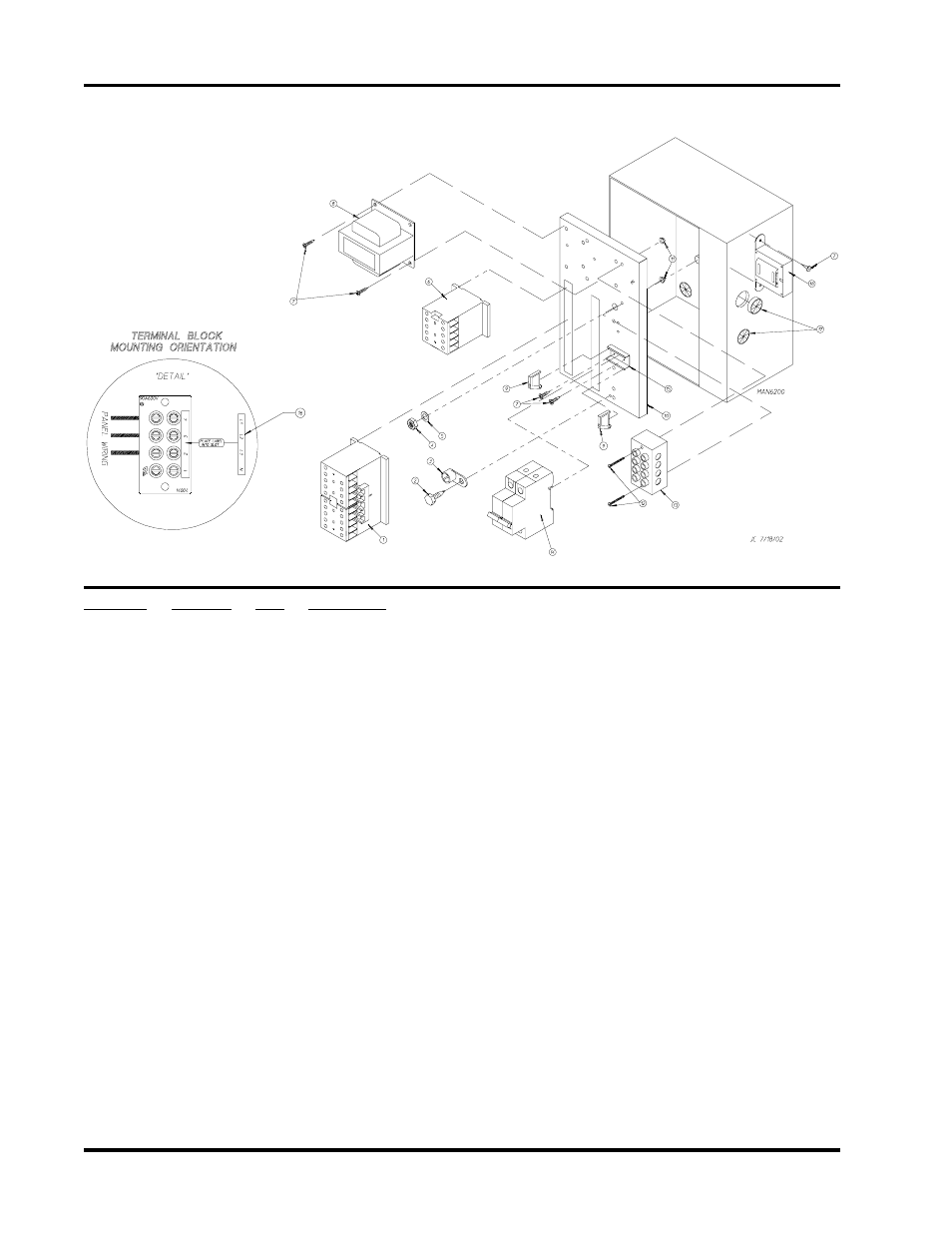 480 vac reversing electric relay panel assembly | ADC AD-758DV User Manual | Page 38 / 44