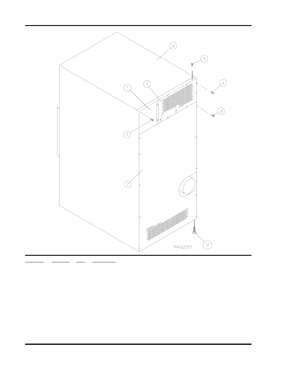 Outer top/back guard assemblies | ADC AD-758DV User Manual | Page 40 / 44
