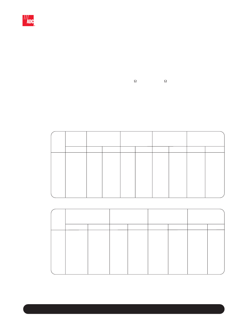 Category 5e 4-pair plenum cable, Basic structured cabling systems, Category 5e 4-pair plenum data cable | Specifications | ADC Category 5e User Manual | Page 2 / 4