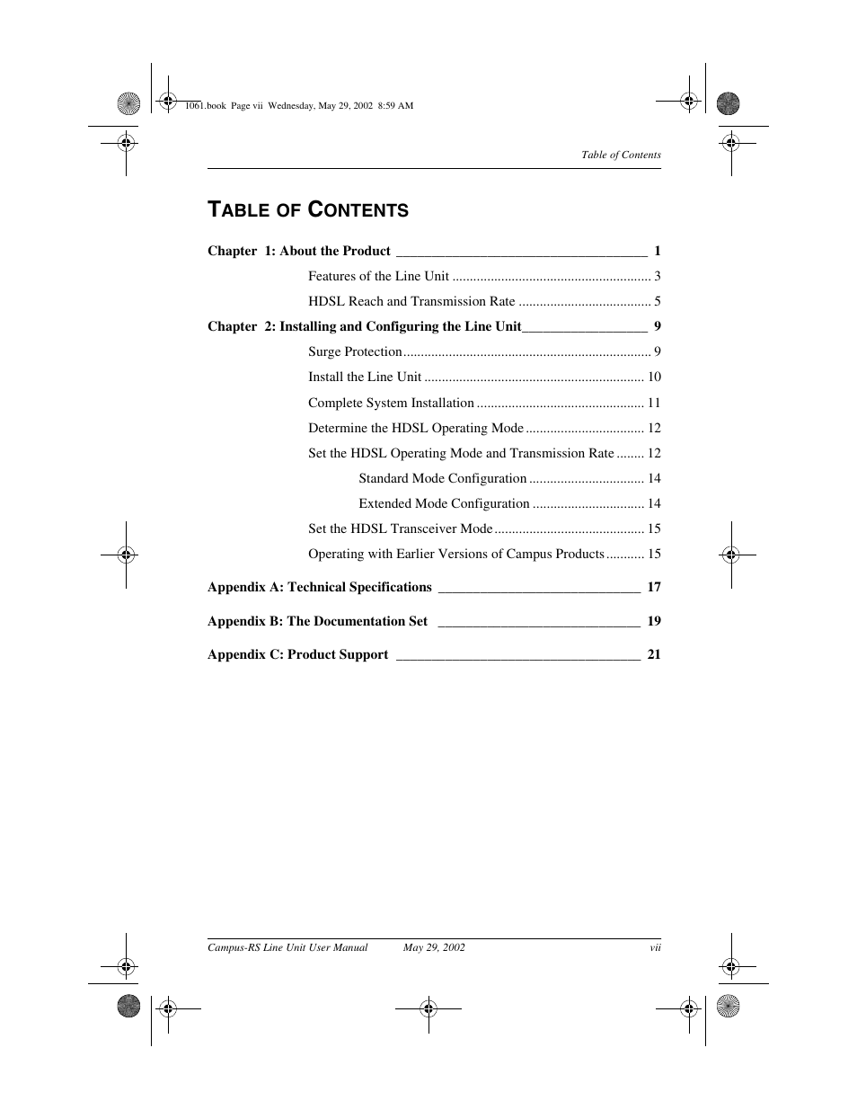 ADC Campus RS Destop Unit User Manual | Page 7 / 32