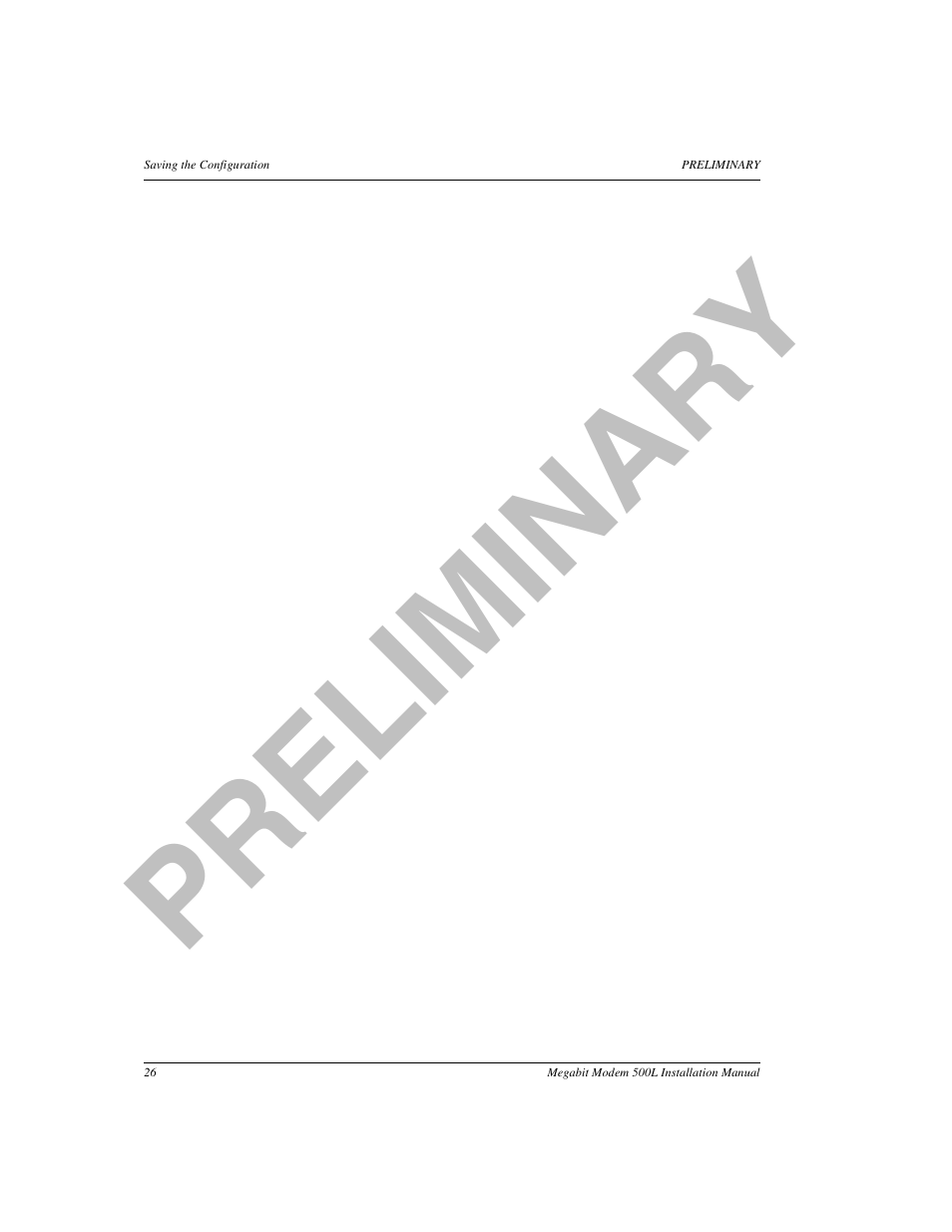 Pr el im in a ry | ADC 500L User Manual | Page 34 / 98