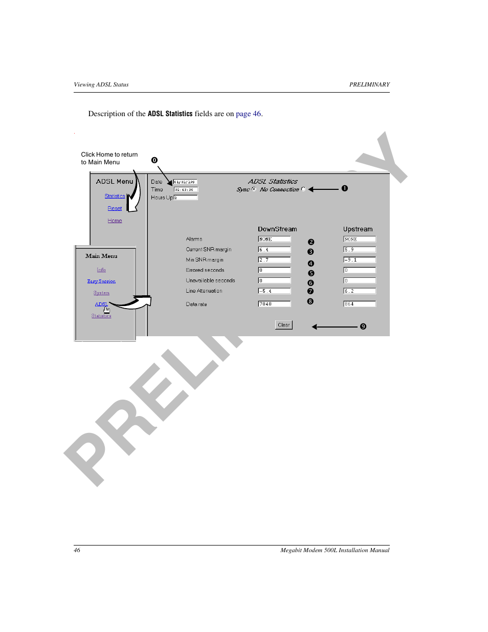 Pr el im in a ry | ADC 500L User Manual | Page 54 / 98