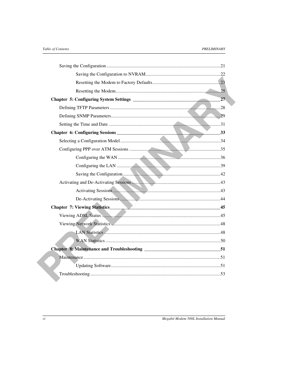 ADC 500L User Manual | Page 6 / 98