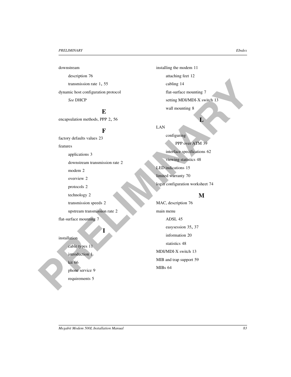 ADC 500L User Manual | Page 91 / 98