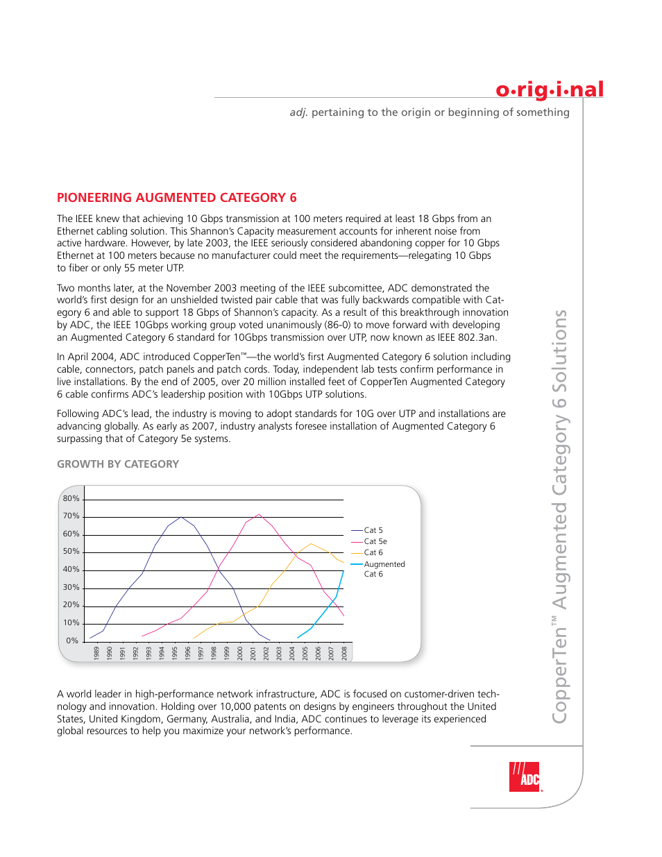 Coppert en, Augmented category 6 solutions | ADC TrueNet CopperTen Augmented Category 6 Solutions User Manual | Page 3 / 12