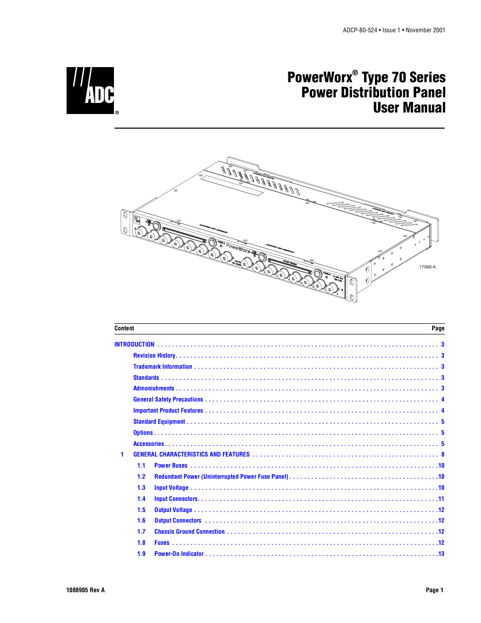 ADC 70 User Manual | 32 pages