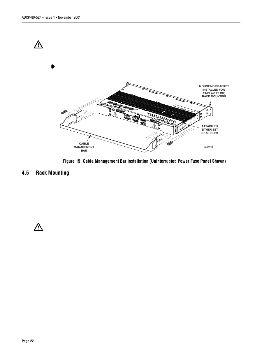 5 rack mounting, Rack mounting | ADC 70 User Manual | Page 22 / 32