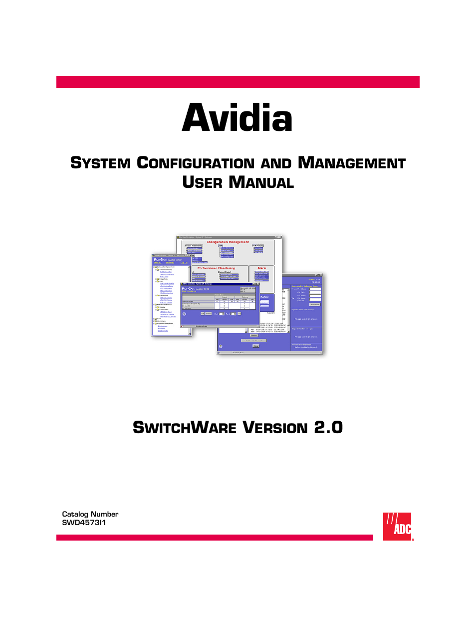 ADC AVIDIA SWD4573I1 User Manual | 658 pages