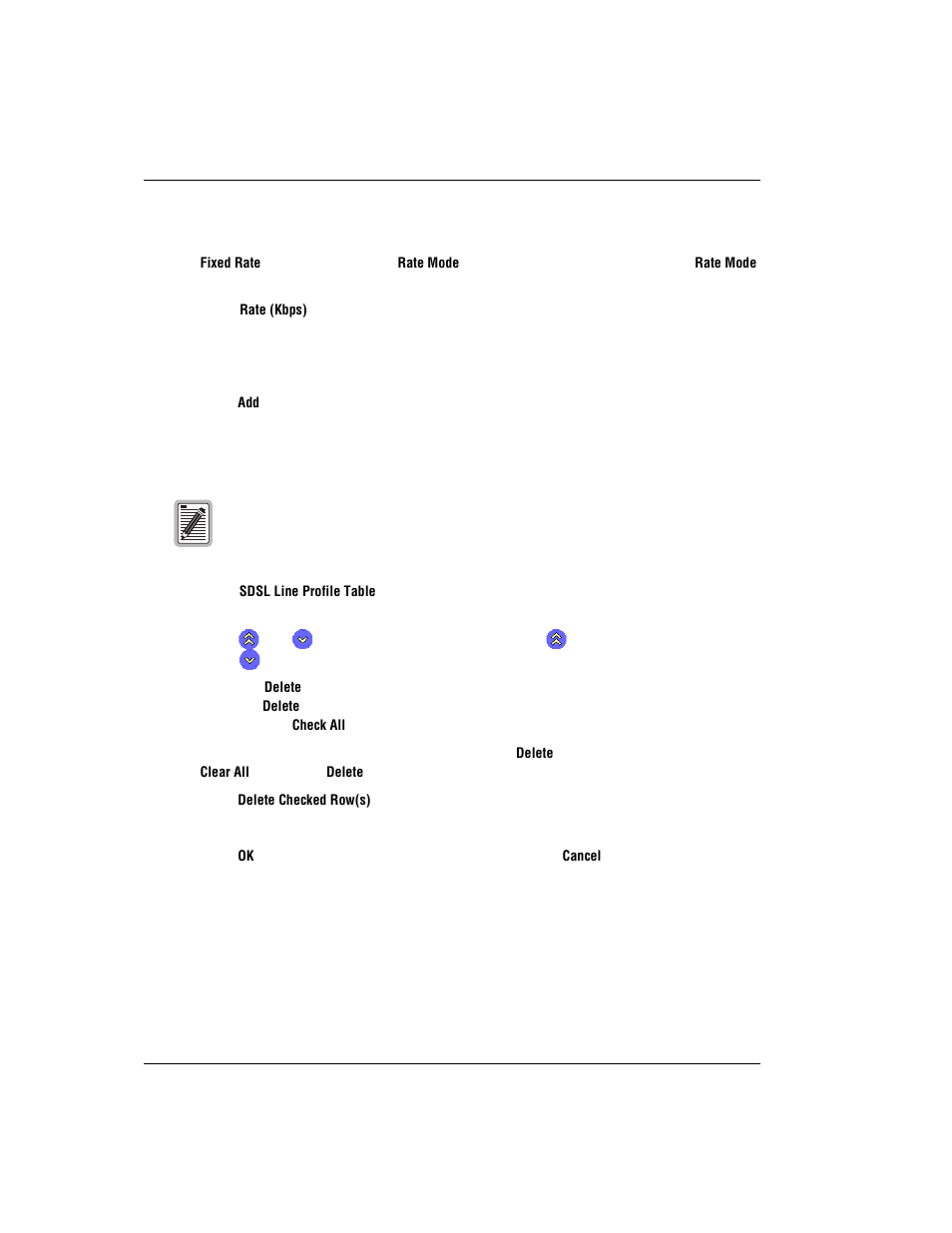 Adding sdsl frame line profiles, Deleting sdsl frame line profiles | ADC AVIDIA SWD4573I1 User Manual | Page 420 / 658