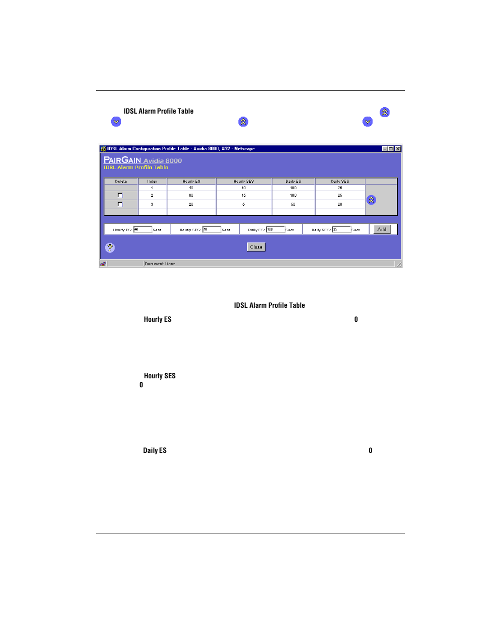 Adding idsl alarm profiles | ADC AVIDIA SWD4573I1 User Manual | Page 435 / 658