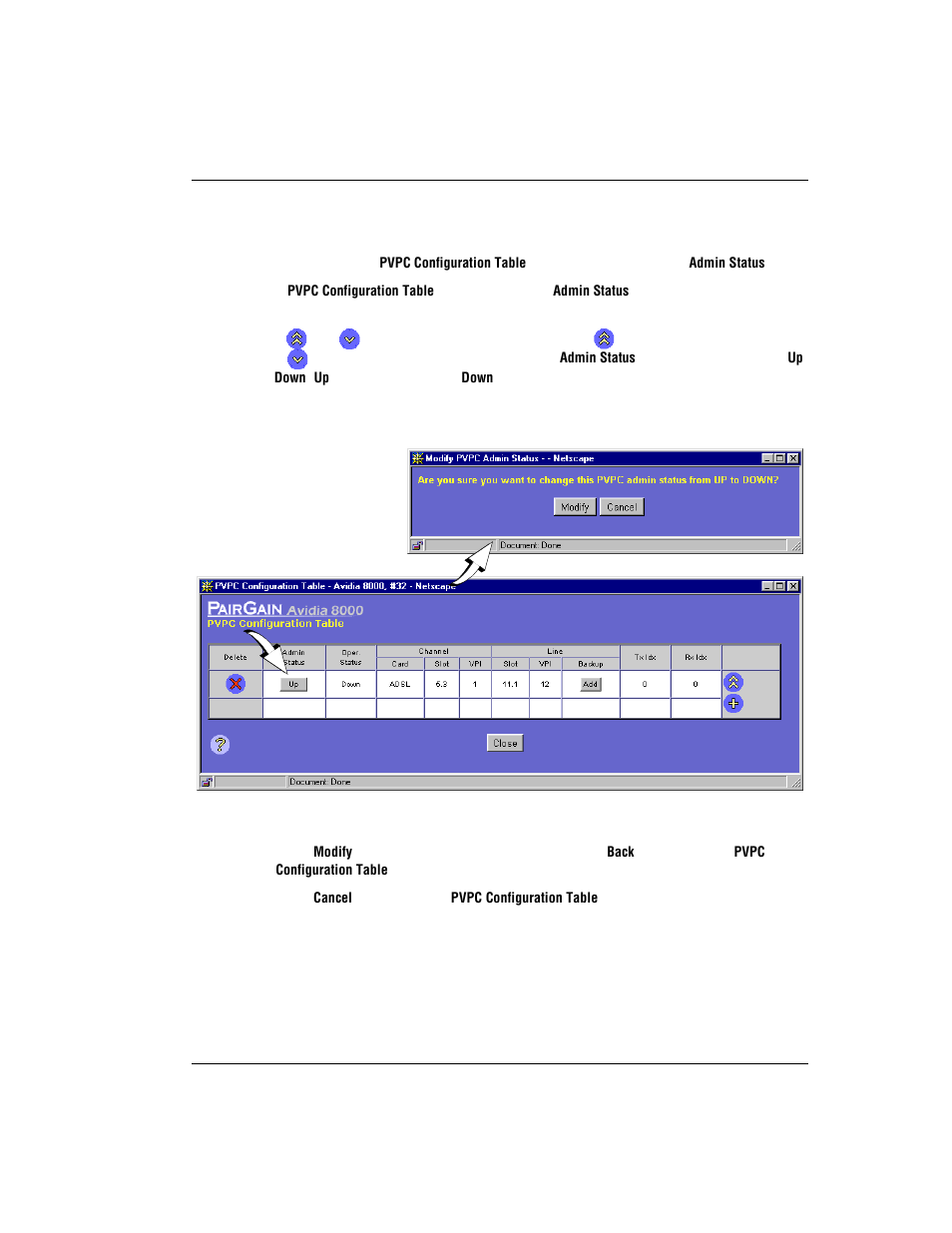 Changing pvpc admin status | ADC AVIDIA SWD4573I1 User Manual | Page 463 / 658