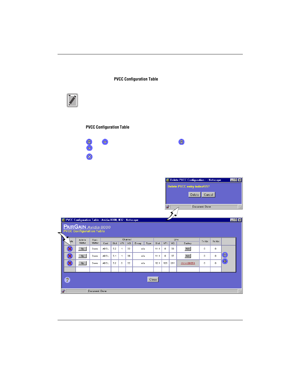 Deleting pvccs | ADC AVIDIA SWD4573I1 User Manual | Page 475 / 658