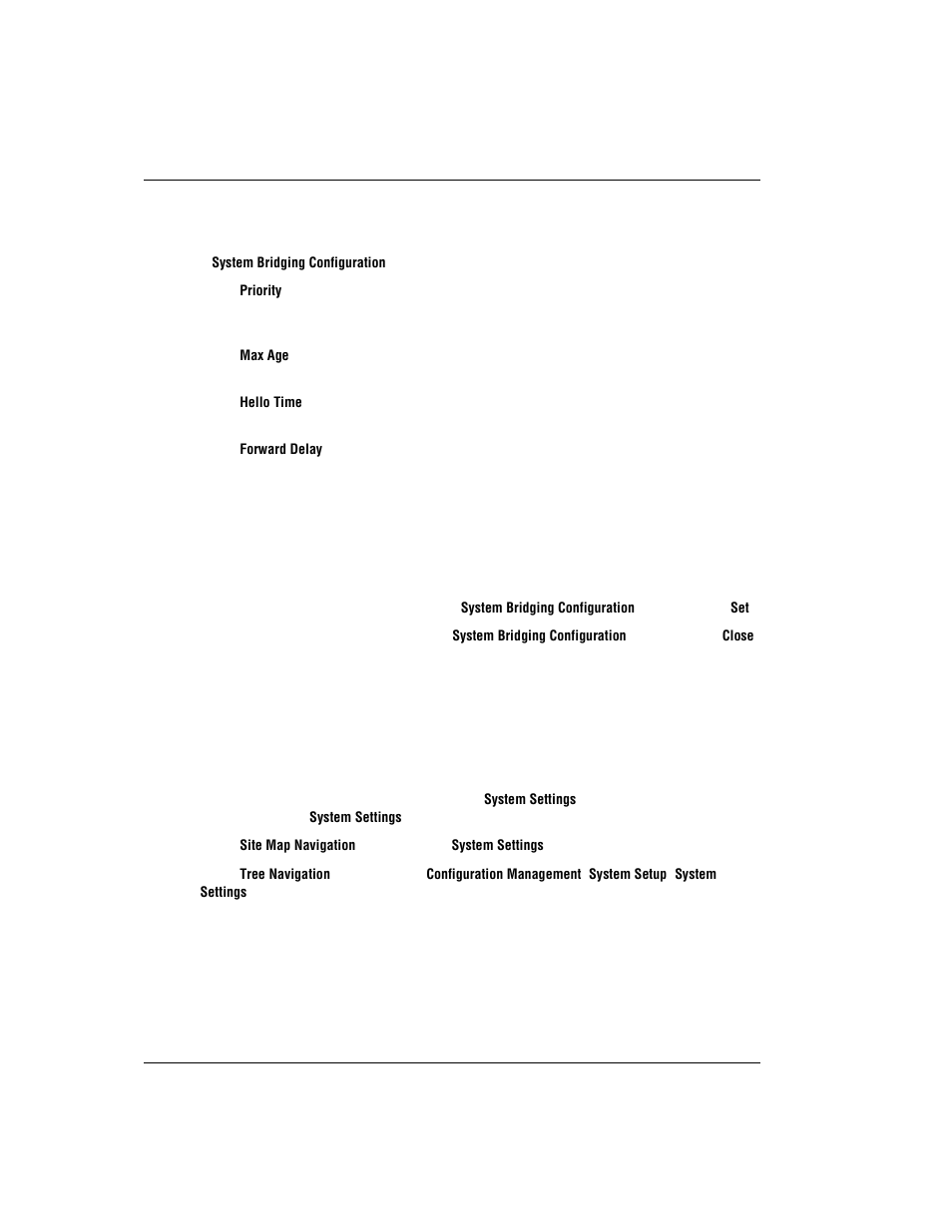 Modifying system stp parameters, Configuring global ip routing settings, Ip r | Onfiguring, Lobal, Outing, Ettings | ADC AVIDIA SWD4573I1 User Manual | Page 528 / 658