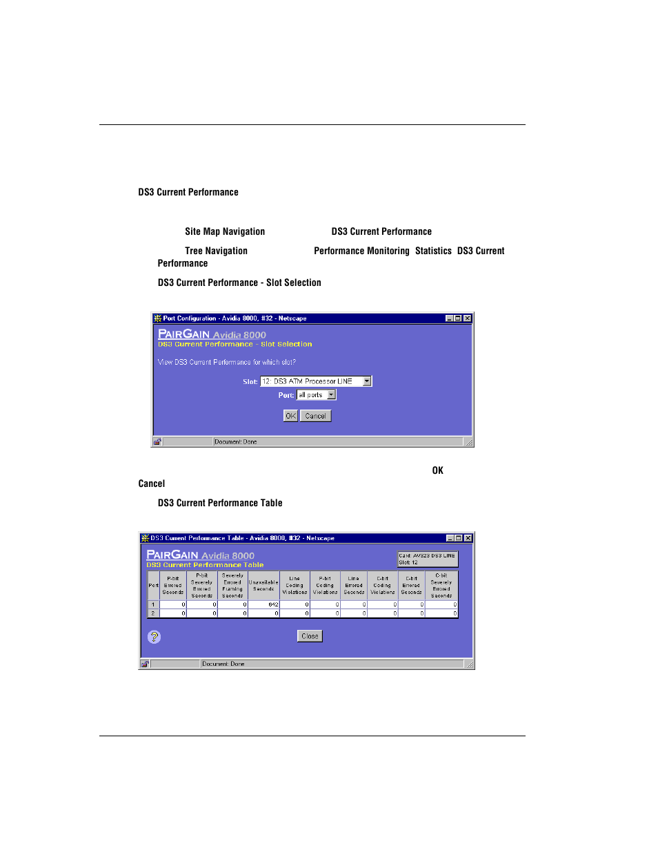 Monitoring ds3 performance, Ds3 p, Onitoring | Erformance | ADC AVIDIA SWD4573I1 User Manual | Page 556 / 658