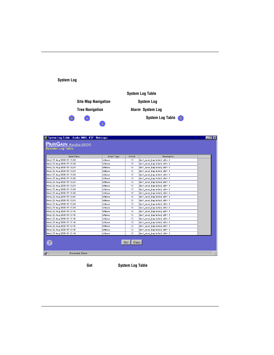 Monitoring system events, Onitoring, Ystem | Vents | ADC AVIDIA SWD4573I1 User Manual | Page 570 / 658