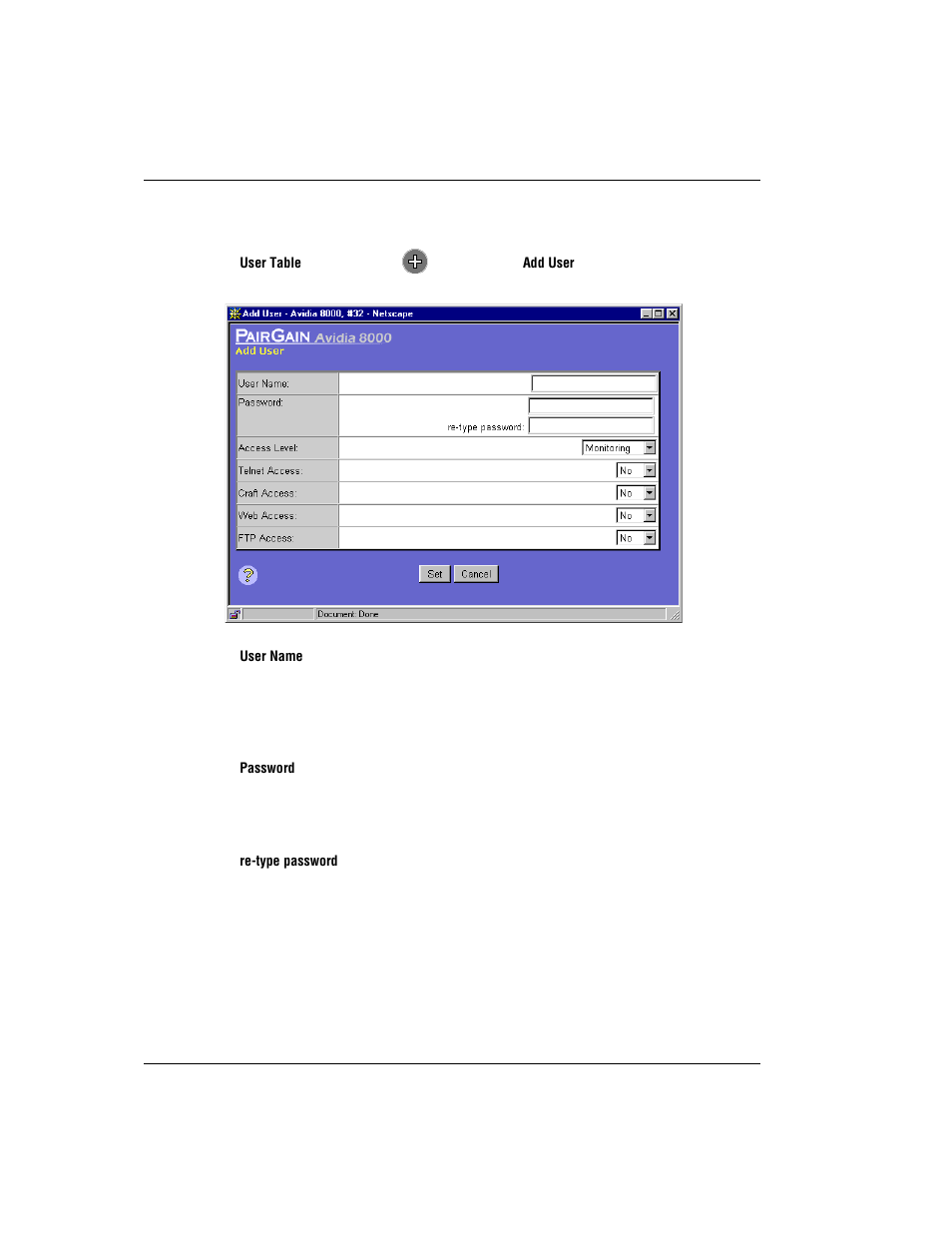 Adding user accounts | ADC AVIDIA SWD4573I1 User Manual | Page 608 / 658
