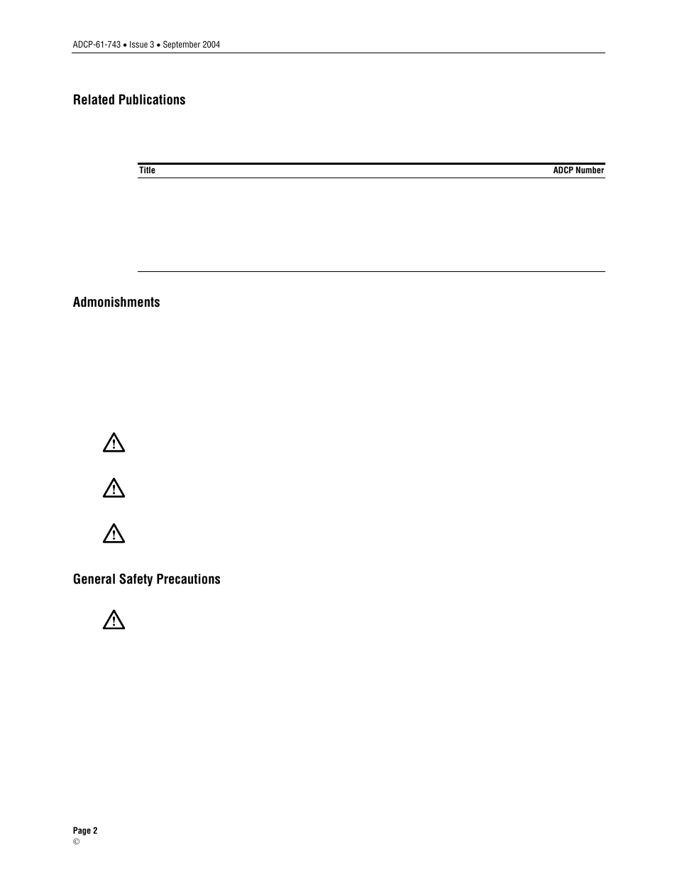 ADC Soneplex P-61-743 User Manual | Page 2 / 30