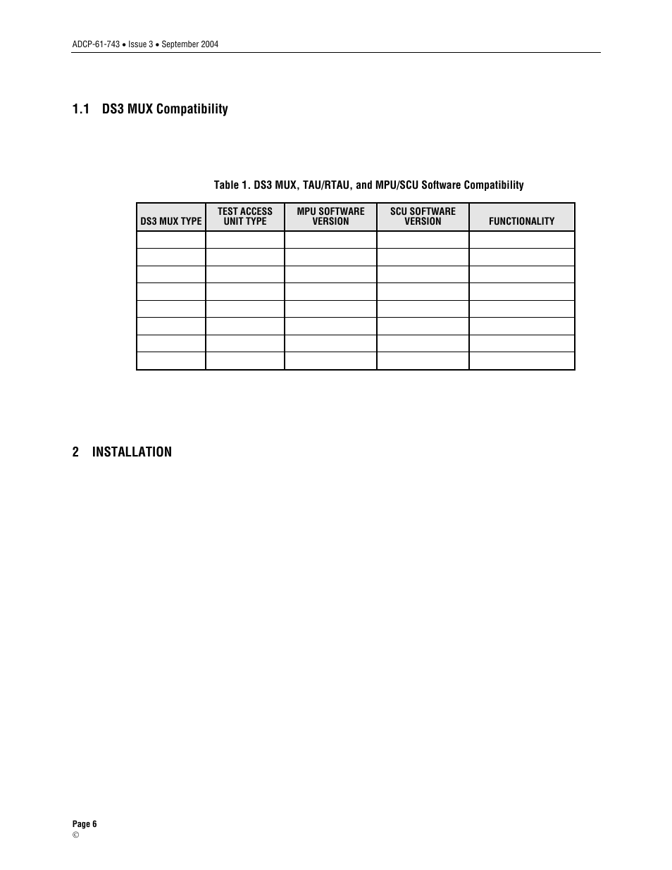 ADC Soneplex P-61-743 User Manual | Page 6 / 30