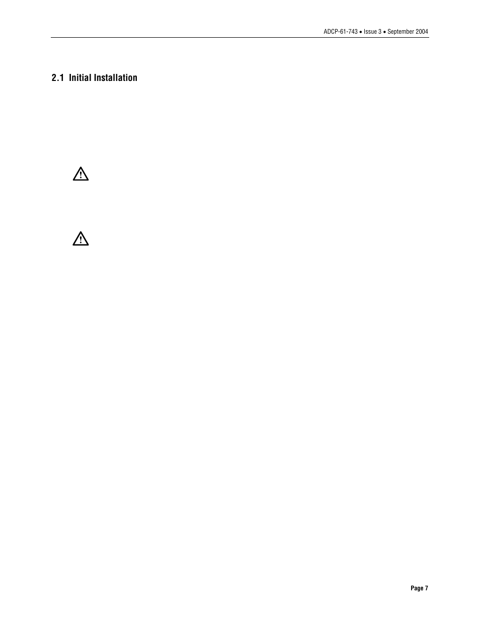 ADC Soneplex P-61-743 User Manual | Page 7 / 30