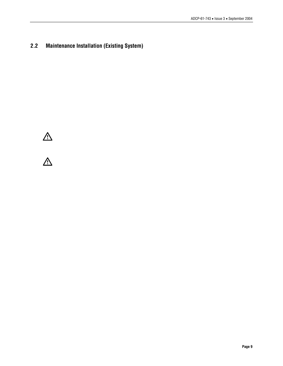 ADC Soneplex P-61-743 User Manual | Page 9 / 30