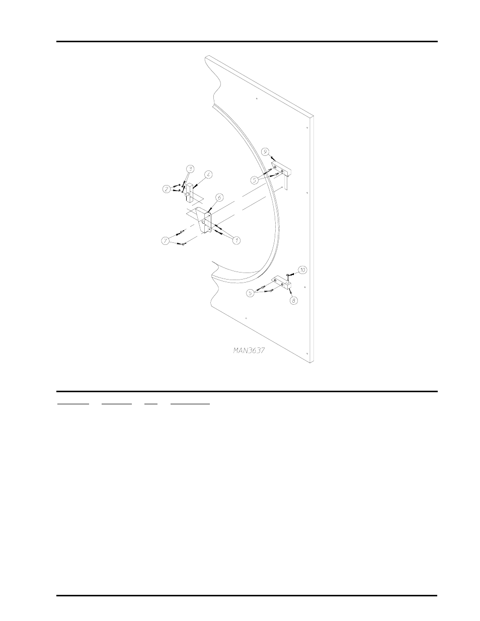 Main door switch assembly for round main door | ADC ML-78 User Manual | Page 11 / 38