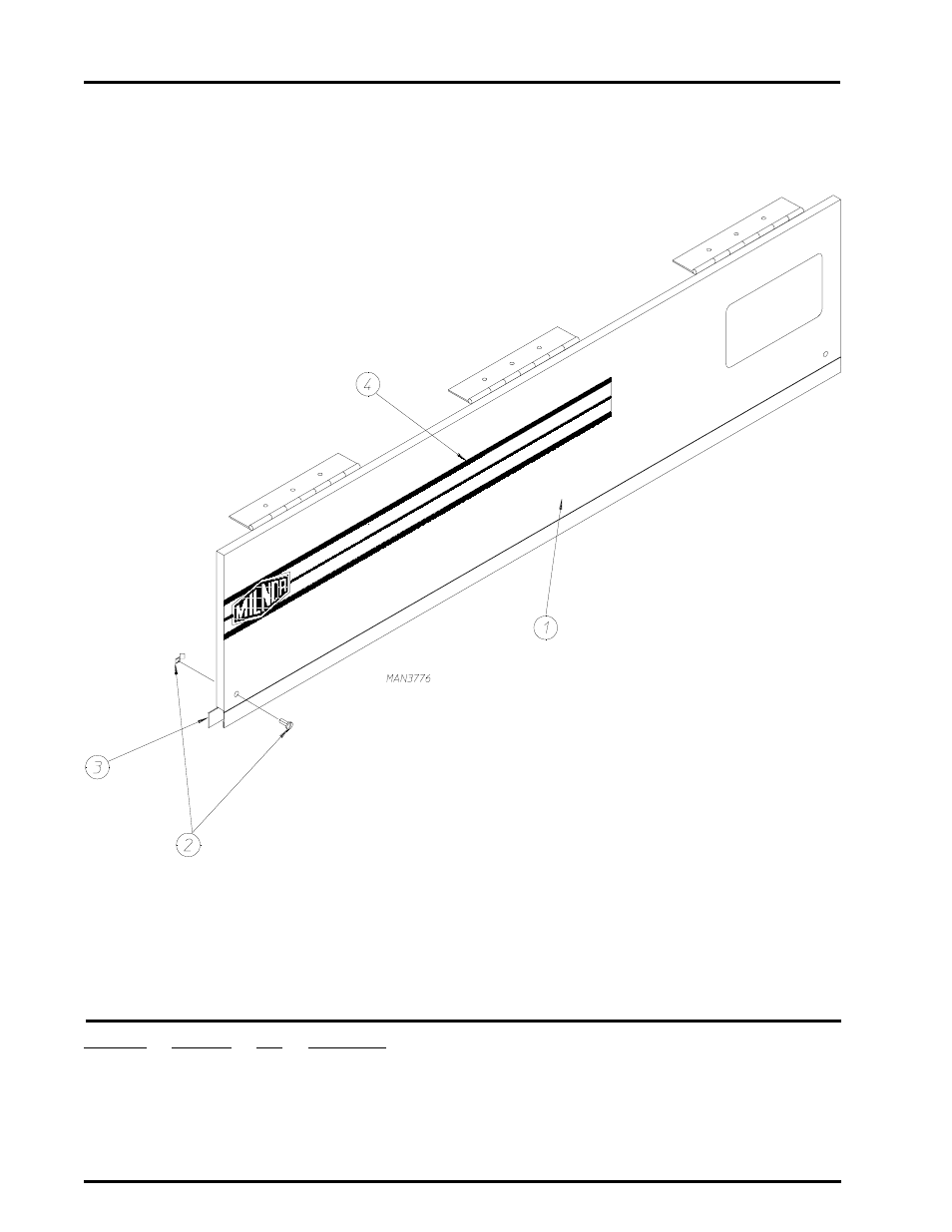 Control door assembly | ADC ML-78 User Manual | Page 4 / 38