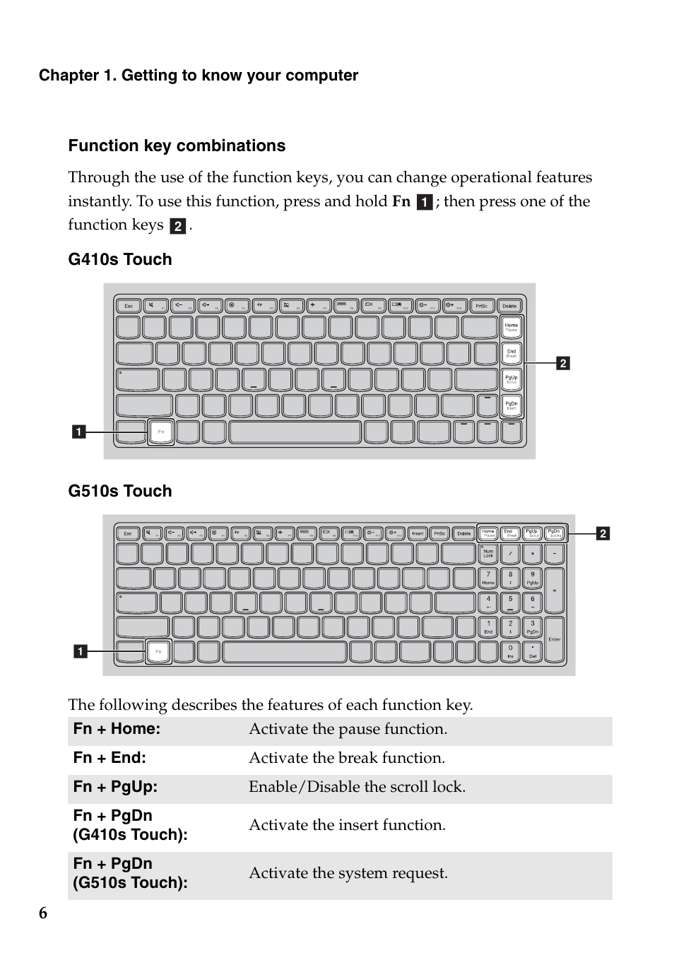 Lenovo G510s Touch Notebook User Manual | Page 10 / 48