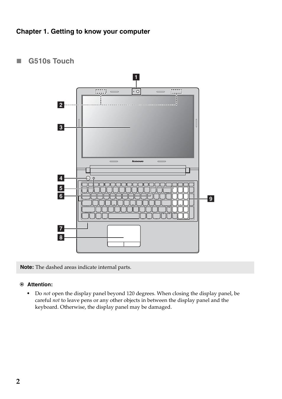 Lenovo G510s Touch Notebook User Manual | Page 6 / 48