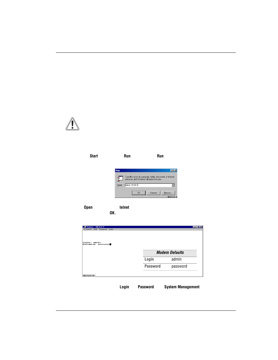 Access through a telnet session | ADC MM701G User Manual | Page 111 / 168