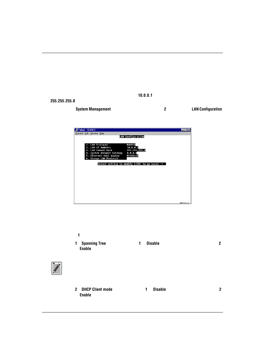 Set up the lan, Go to, Set up the lan” on | ADC MM701G User Manual | Page 112 / 168