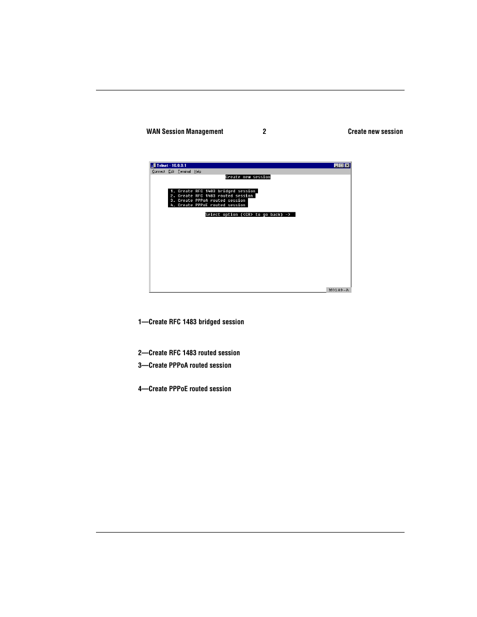 Add a new session | ADC MM701G User Manual | Page 115 / 168