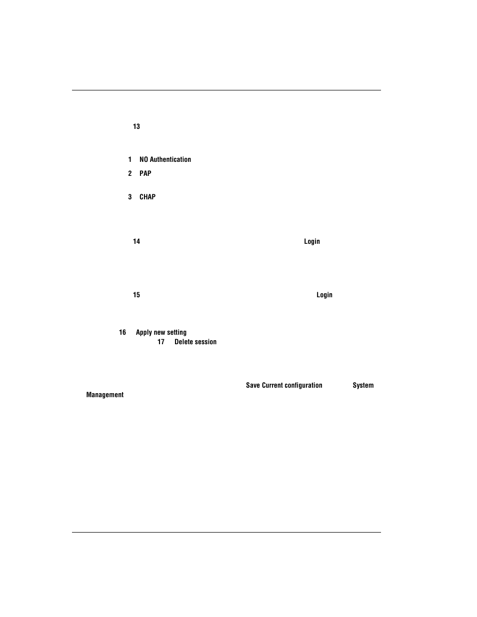 Permanently save sessions | ADC MM701G User Manual | Page 124 / 168