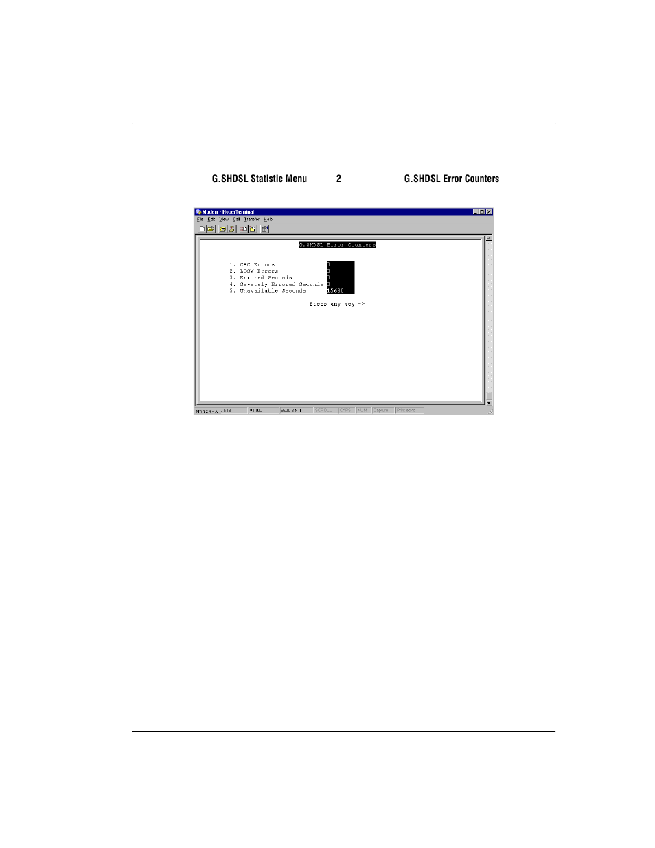 View g.shdsl general statistics | ADC MM701G User Manual | Page 135 / 168