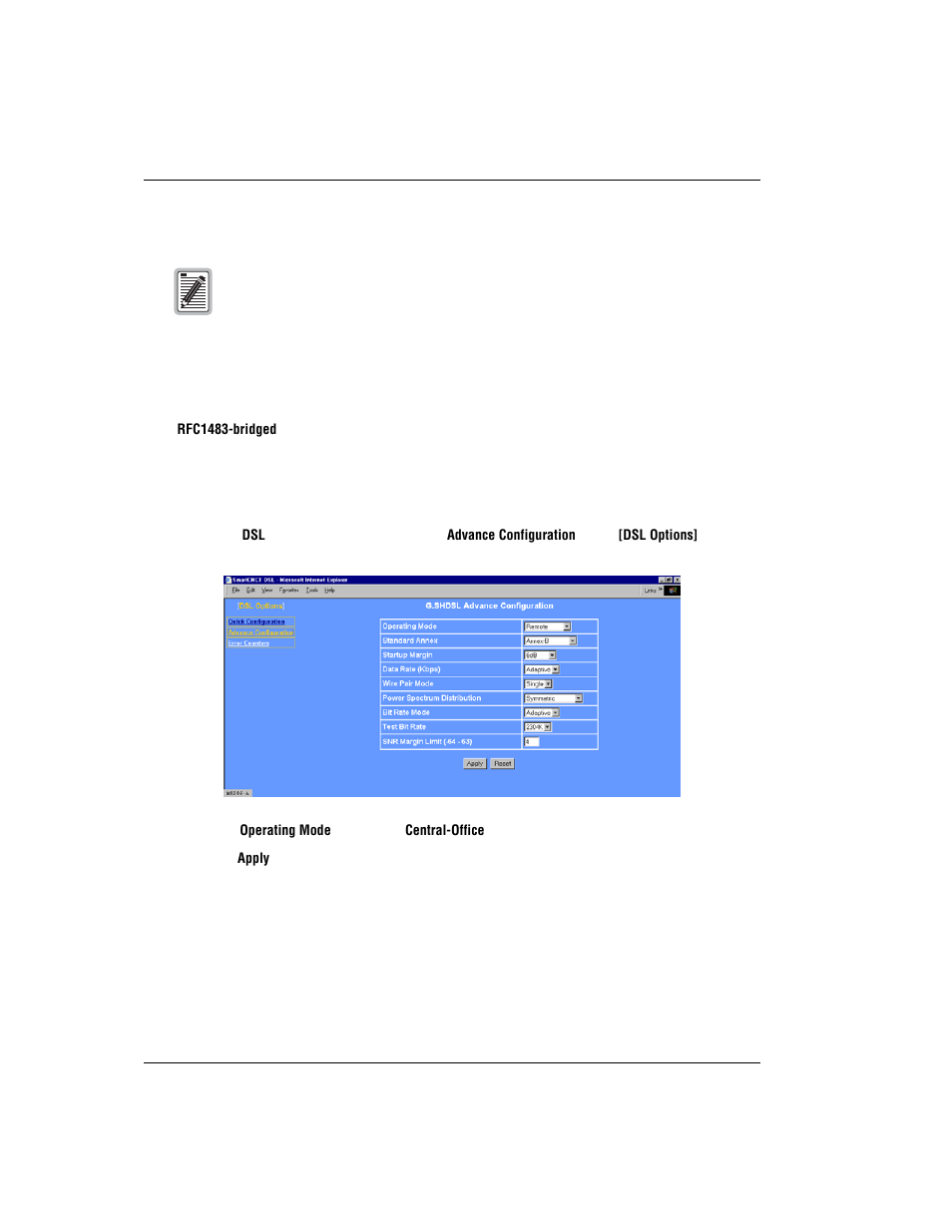 Complete a quick installation, Configure for centraloffice mode, Configure for central-office mode | Omplete, Uick, Nstallation | ADC MM701G User Manual | Page 72 / 168