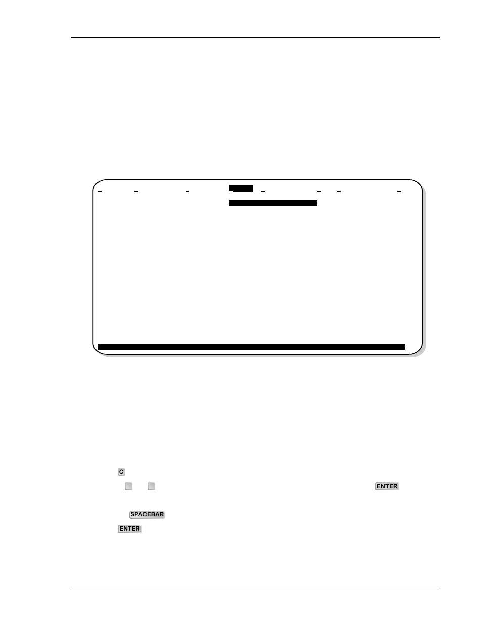 Configuring the system, Config menu | ADC H2TU-C-231 User Manual | Page 23 / 74