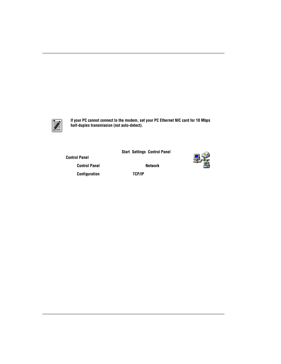 Setting up the pc, Etting, P the | ADC Modem MM701G User Manual | Page 16 / 108