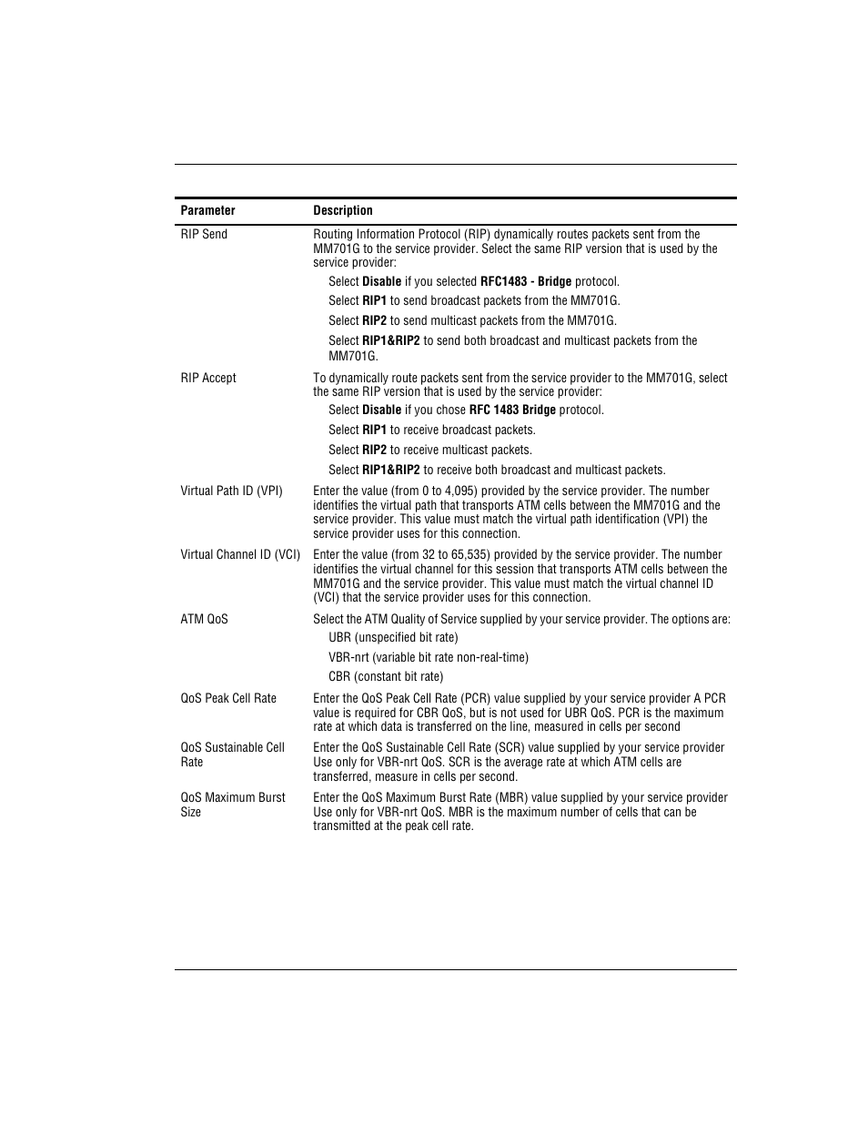 ADC Modem MM701G User Manual | Page 31 / 108