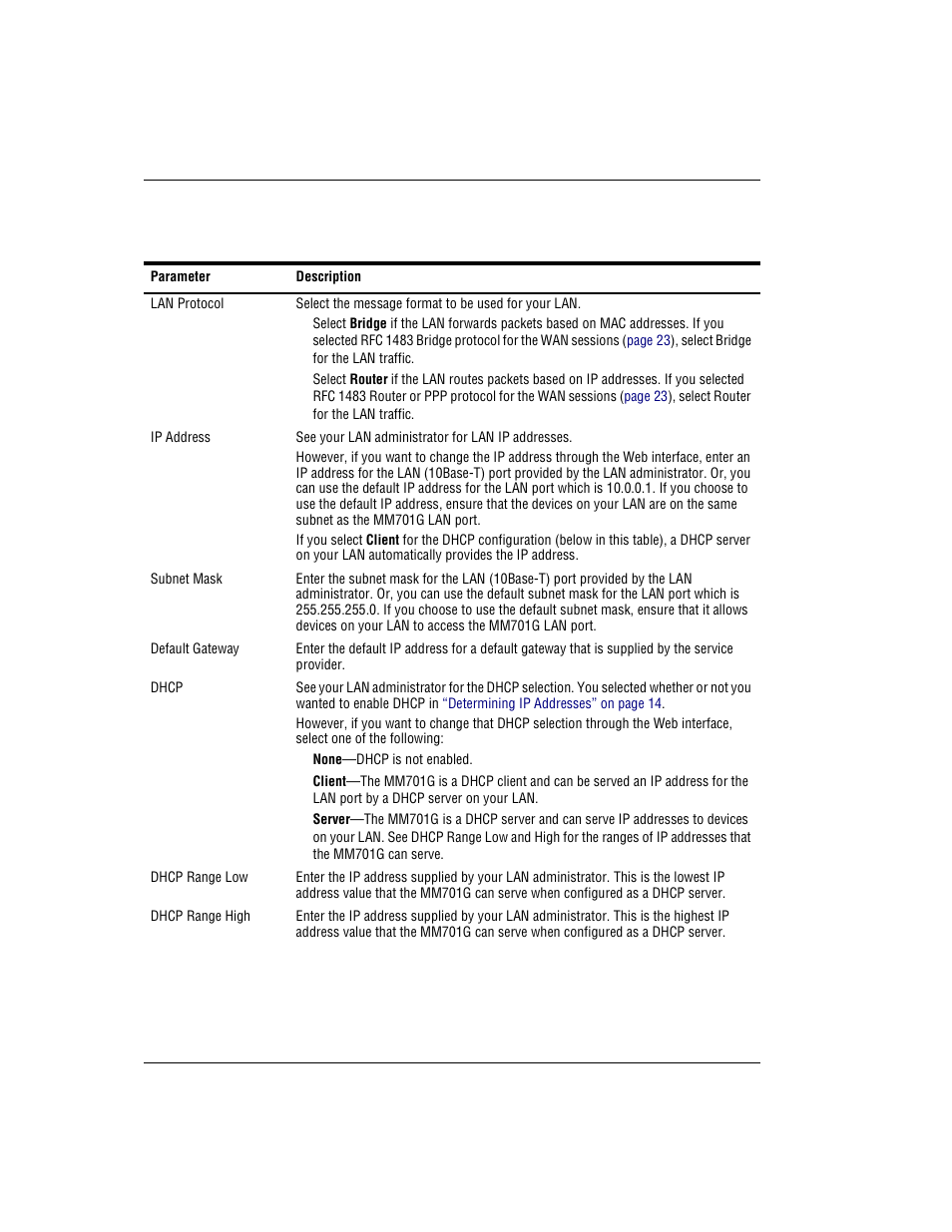 ADC Modem MM701G User Manual | Page 34 / 108