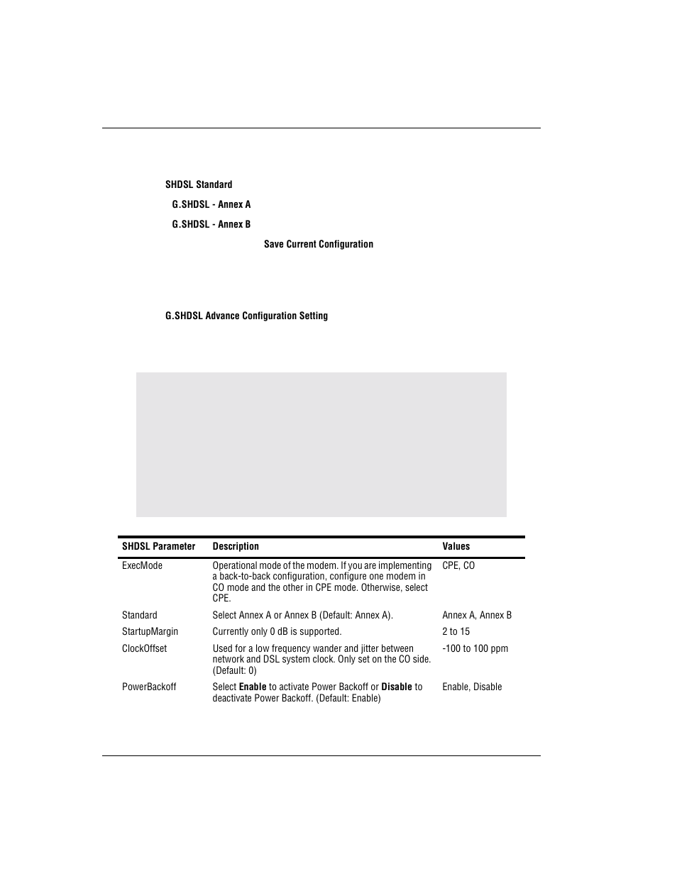 Quick configuration, Advanced configuration | ADC Modem MM701G User Manual | Page 58 / 108