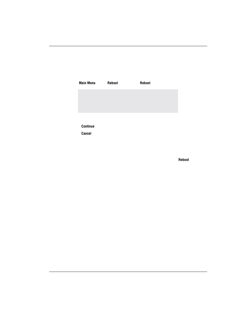 Rebooting the modem, Ebooting the, Odem | ADC Modem MM701G User Manual | Page 69 / 108