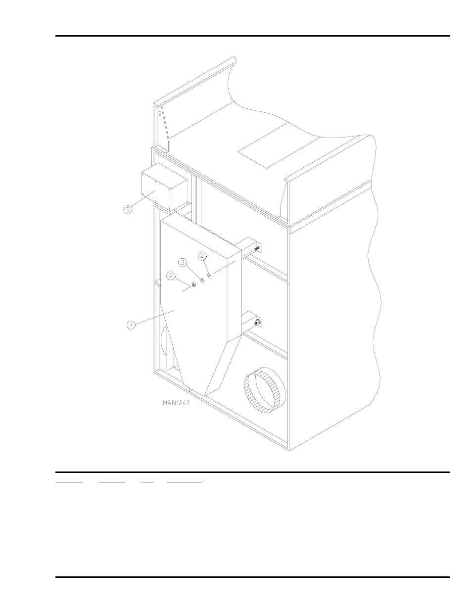 Back guard assembly | ADC Phase 5 Microprocessor AD-170 User Manual | Page 31 / 34