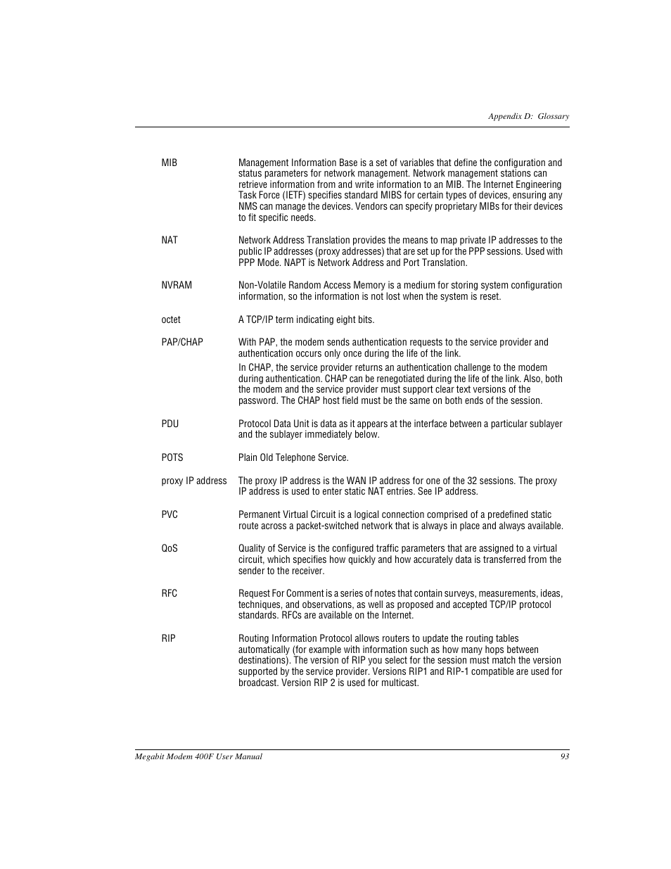 ADC 400F User Manual | Page 101 / 114