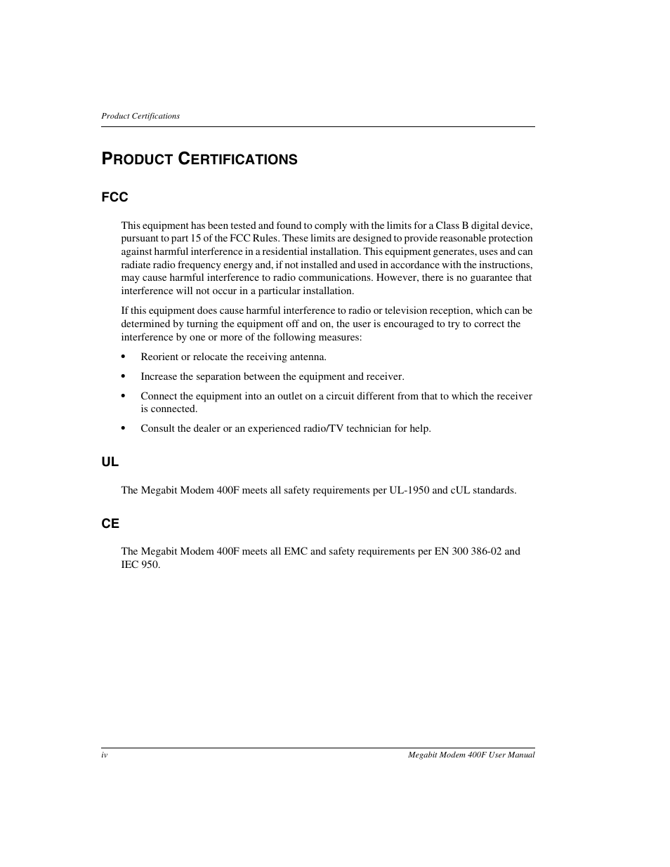 ADC 400F User Manual | Page 4 / 114